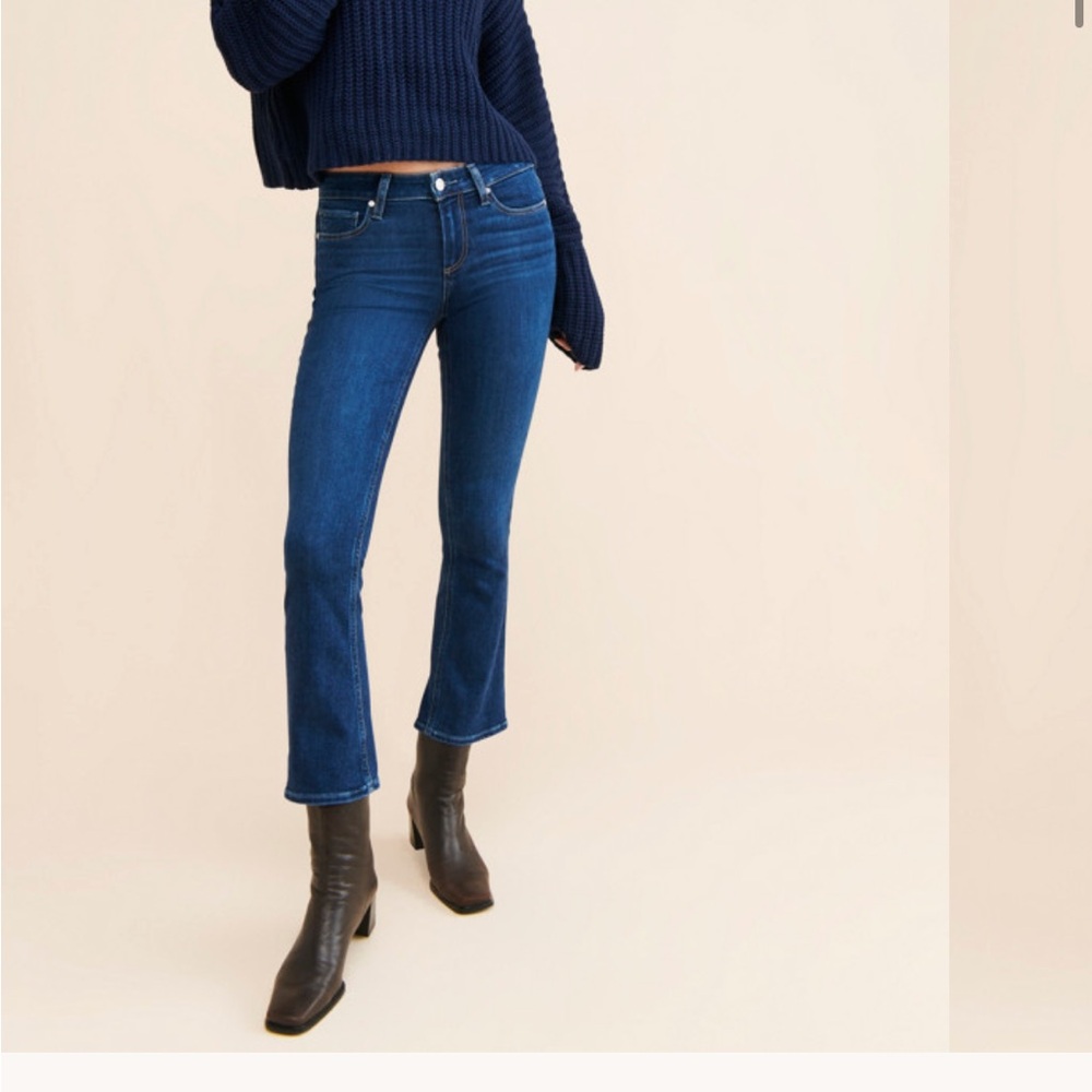 PAIGE Shelby Crop Flare Jeans